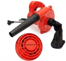 JAKMISTER 600 W, 70 Miles/Hour Unbreakable Plastic Electric Air Blower Dust PC Vacuum Cleaner (Standard Size, Red)