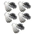 Klaxon Nylon Safety Hand Gloves (Pair 5) …