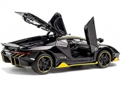 METRO TOY’S & GIFT 1: 32 Alloy Lamborghini Centenario LP 770-4 model Alloy Sports Car Diecast Model Sound and Light Pull Back Cars Toys, Black
