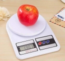 MKH® Moms Kitchen Hub Electronic Digital 10 Kg Weight Scale Kitchen Weight Scale Machine Measure for Measuring Fruits,Spice,Food,Vegetable and More White