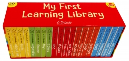 My First Learning Library: Boxset of 20 Board Books Gift Set for Kids (Horizontal Design)