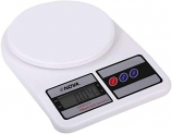 NOVA KS 1329 Plastic Electronic Digital Kitchen Weighing Scale, 10 Kg (White)