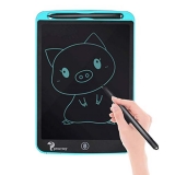 Proffisy LCD Writing Pad Tablet 8.5 Inch Electronic Writing Scribble Board Magnetic with 2 Magnet for Kids Adults at Home School Office (Blue)