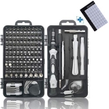 Quad Store 121 in 1 Precision Screwdriver Set Laptop Mobile Screwdriver Kit Magnetic, Impact Driver Bits Set with Case,Computer Repair Tool Kit