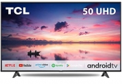 TCL 126 cm (50 inches) 4K Ultra HD Certified Android Smart LED TV 50P615 (Black)(2020 Model)