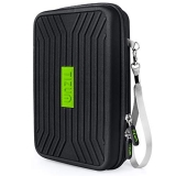 Tizum Portable EVA Universal Electronic Travel Gadgets & Accessories Organizer Multipurpose Pouch, Rugged Travel Friendly (Black)