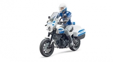 UNITED AGENCIES Bworld Scrambler Ducati Police Motor Bike and Policeman