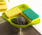 VR Multipurpose Corner Kitchen Sink Wash Basin Storage Organizer Rack (Multi-Color, Pack of 1)