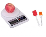 Zollyss Electronic Kitchen Digital Weighing Scale 10 Kg Weight Measure Liquids Flour + Silicone Spatula Set