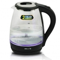iBELL GEK17LB 1500 Watt 1.8 Ltrs Electric Glass Kettle with LED Light, Tempered Glass