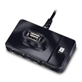 iBall Piano 423 High Speed 4 Port USB 2.0 HUB, Black