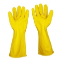 iLife Chemical Resistant Latex Rubber Gloves,Heavy Duty Work Industrial Glove for Lab, Safety & Construction Job – 1 Pair Standard 14″ Reusable set. Yellow