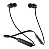 pTron Tangent Lite Bluetooth 5.0 Wireless Headphones with Hi-Fi Stereo Sound, 6Hrs Playtime, Lightweight Ergonomic Neckband, Sweat-Resistant Magnetic Earbuds, Voice Assistant & Mic – (Black)